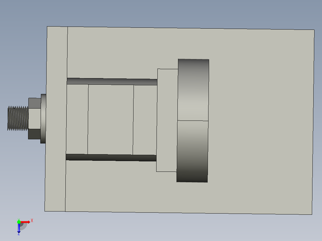 杠杆零件机械加工工艺规程制订及第 3. 5   工序工艺装备设计俯视图