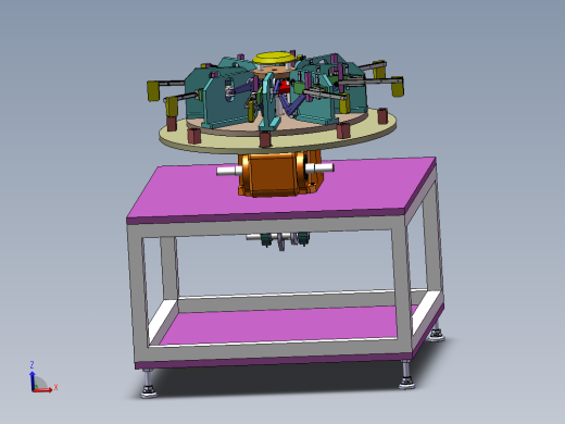 凸轮分割器图纸 机械素材3D图纸自动化设备三维模型