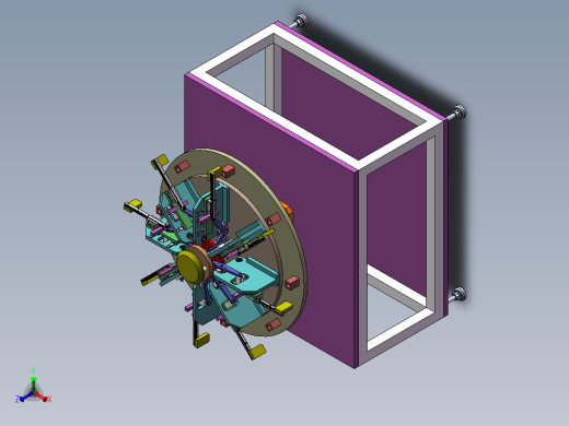 凸轮分割器图纸 机械素材3D图纸自动化设备三维模型正等轴测缩略图