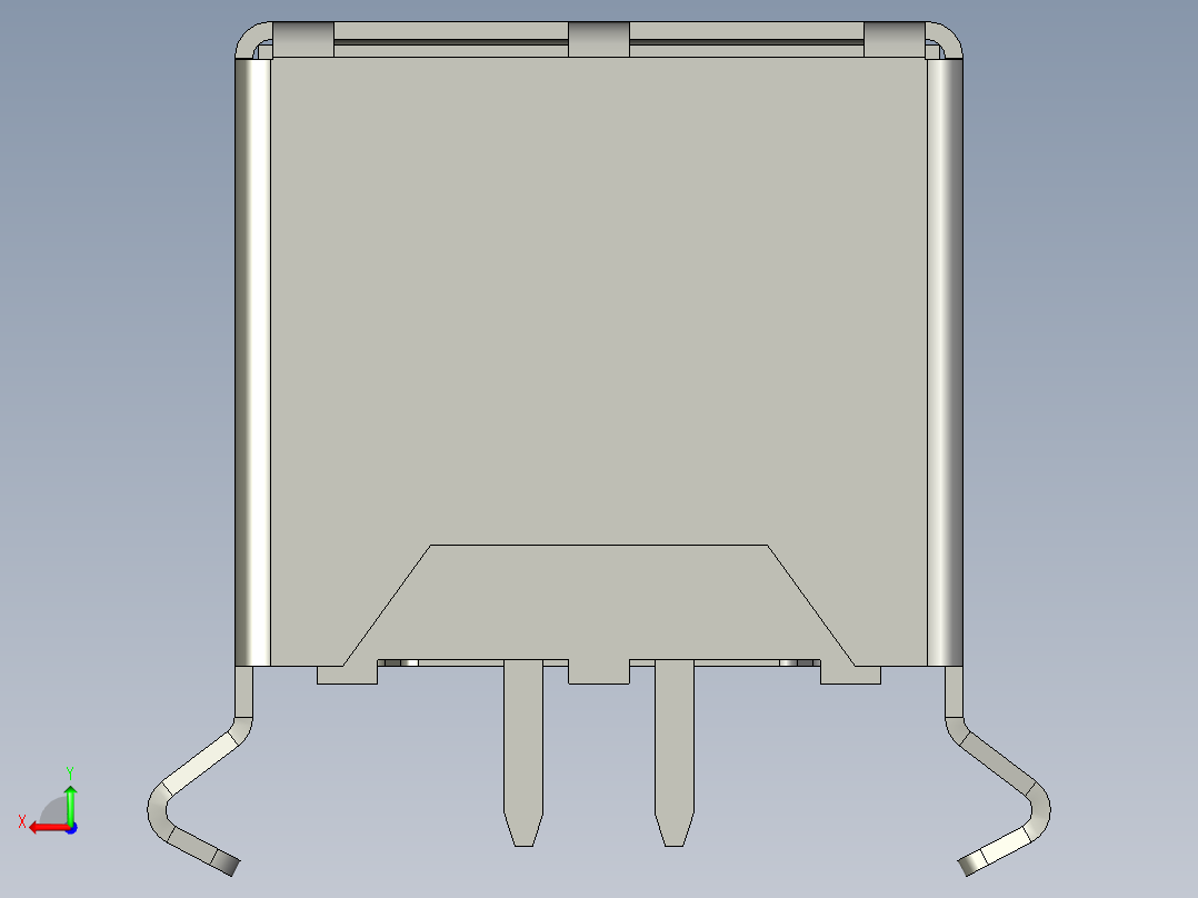 打印机插头后视图