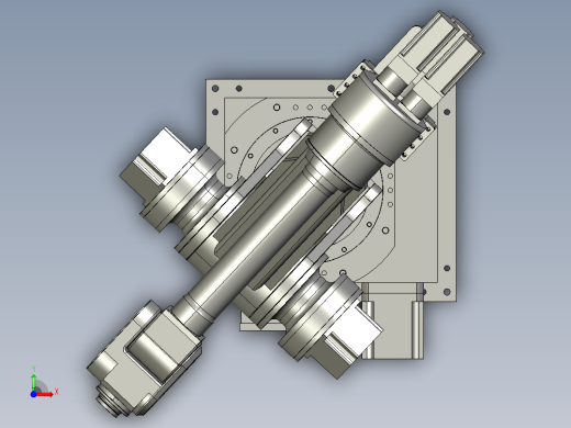 CHX-3六轴机器人3D模型前视缩略图