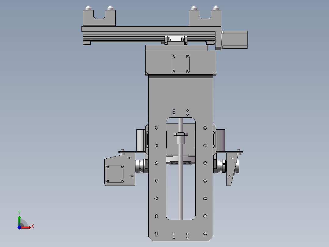 加工中心5轴前视图