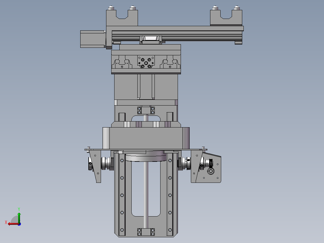 加工中心5轴后视图
