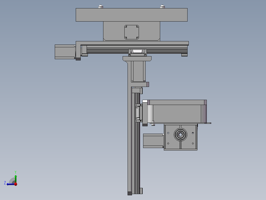 加工中心5轴右视图