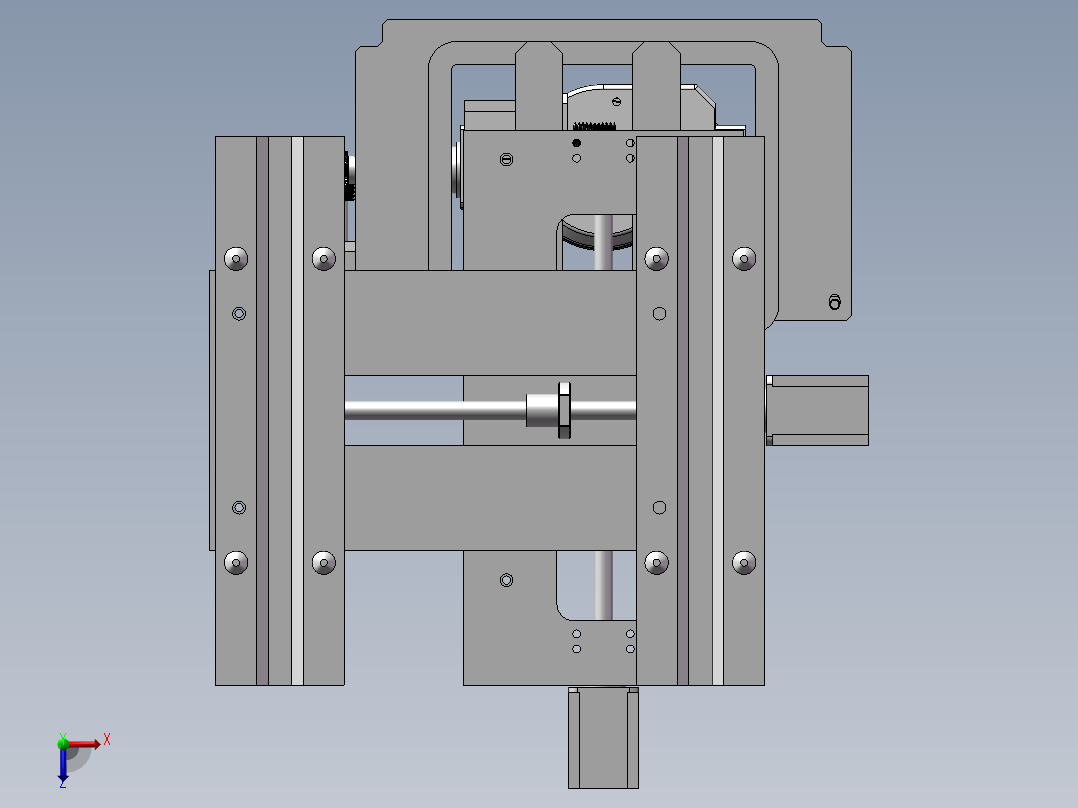 加工中心5轴俯视图