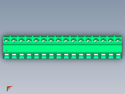 DEGSON 2EDG 系列 5.0mm 可插拔接线端子组-2EDGKL-5.0-16P-14-00AH俯视缩略图