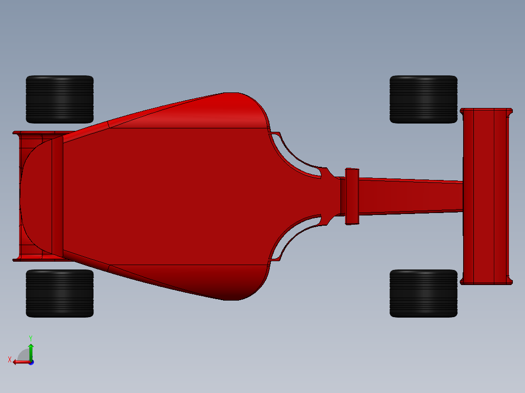 F1赛车2012后视图