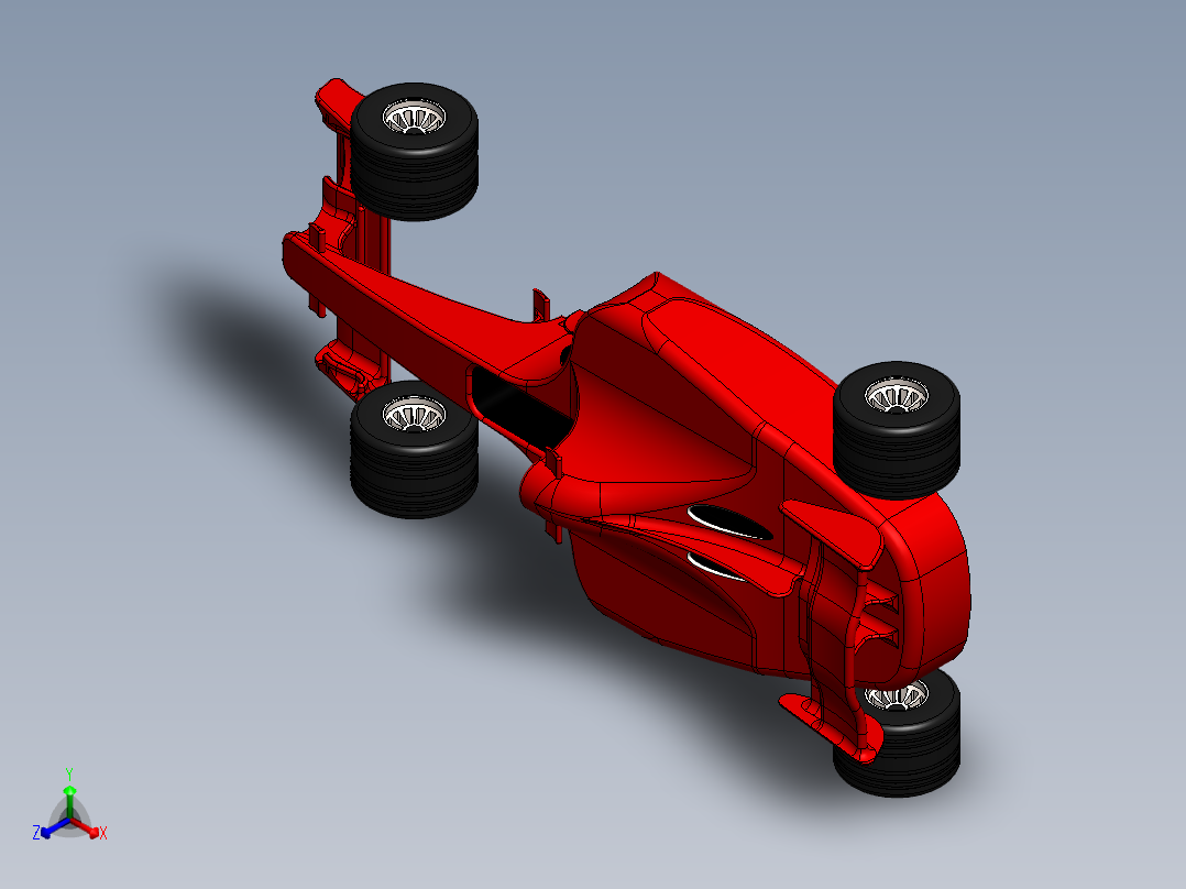 F1赛车2012正等轴测图