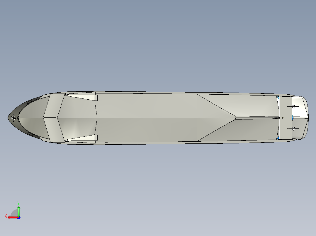Passenger游艇Rocket II船舶后视图