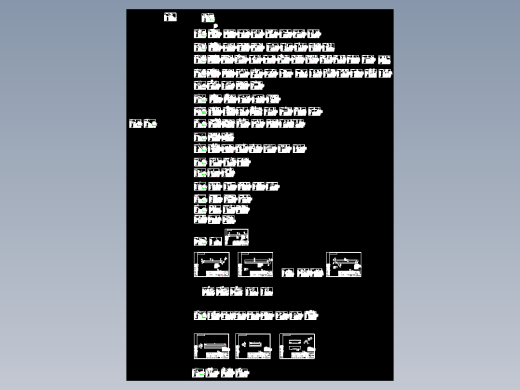 剪式举升机全套CAD图纸 机械设计参考资料设计素材