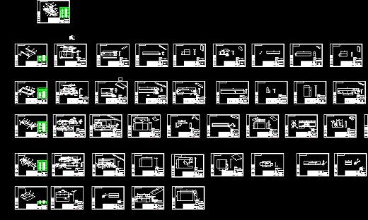 剪式举升机全套CAD图纸 机械设计参考资料设计素材缩略图