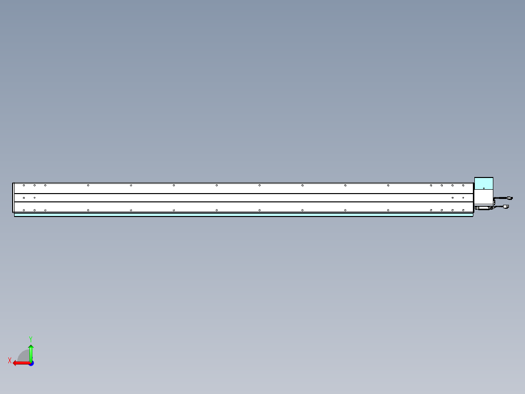威洛博VBC同步带传动一无尘环境VBC14-L45-S1850-BRU-ZP75-C3后视图