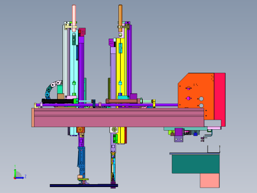 冲压用自动智能机械臂左视缩略图