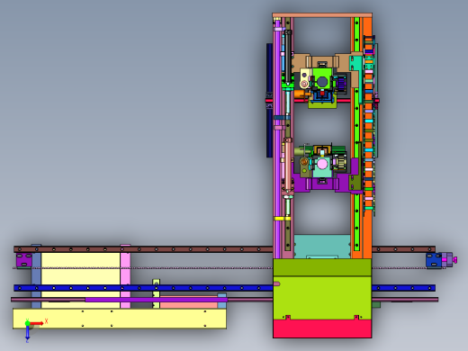 冲压用自动智能机械臂俯视缩略图