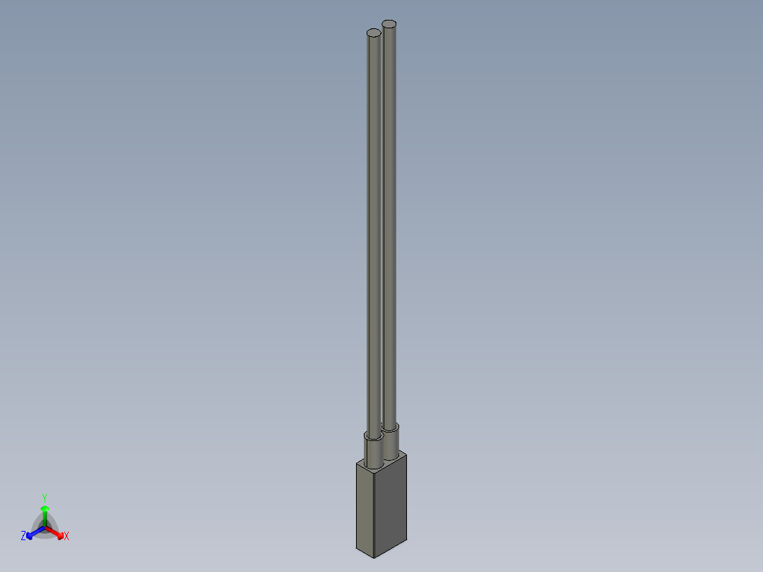 基恩士FU-40G_kc图纸模型主视图