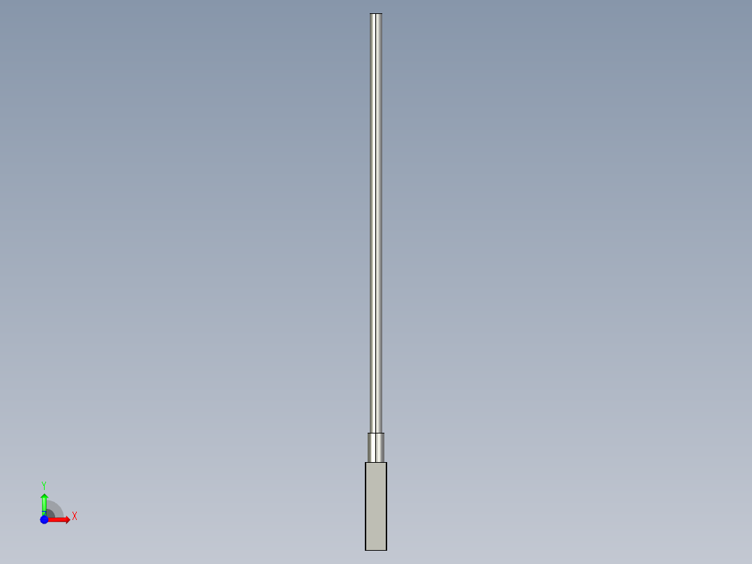 基恩士FU-40G_kc图纸模型前视图