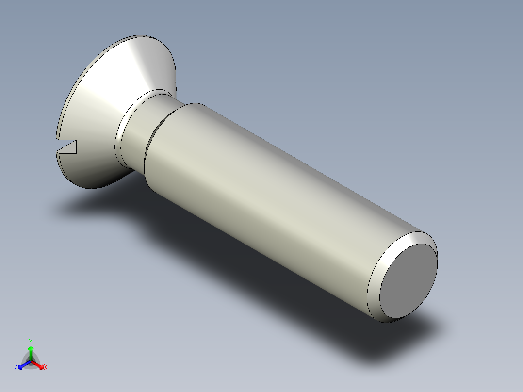 沉头螺钉-Screw_-M12-L50_40-20-2x2-45_-Countersunk_head.stp主视图