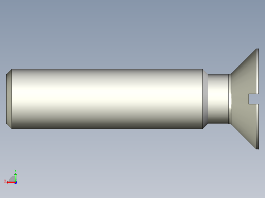 沉头螺钉-Screw_-M12-L50_40-20-2x2-45_-Countersunk_head.stp后视缩略图