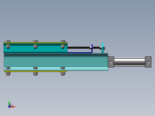 气动调节闸板前视缩略图