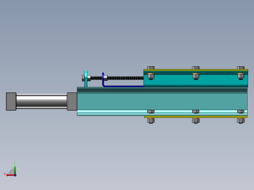 气动调节闸板后视缩略图