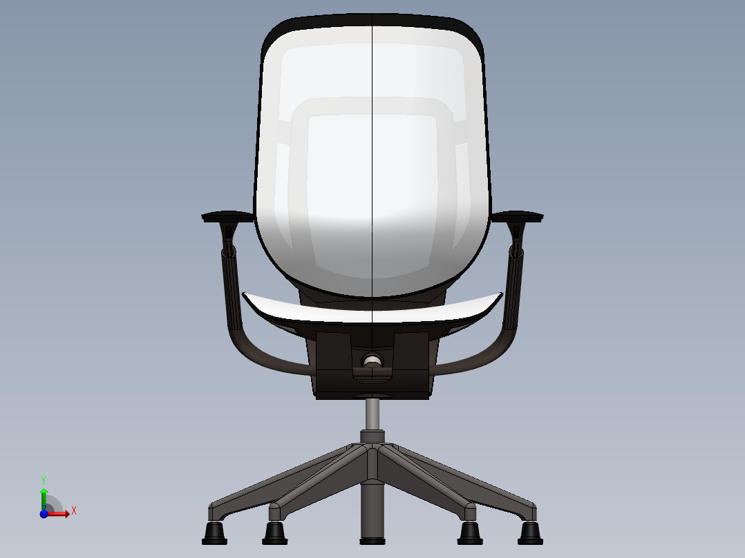 KARMAN“访客”扶手椅前视图