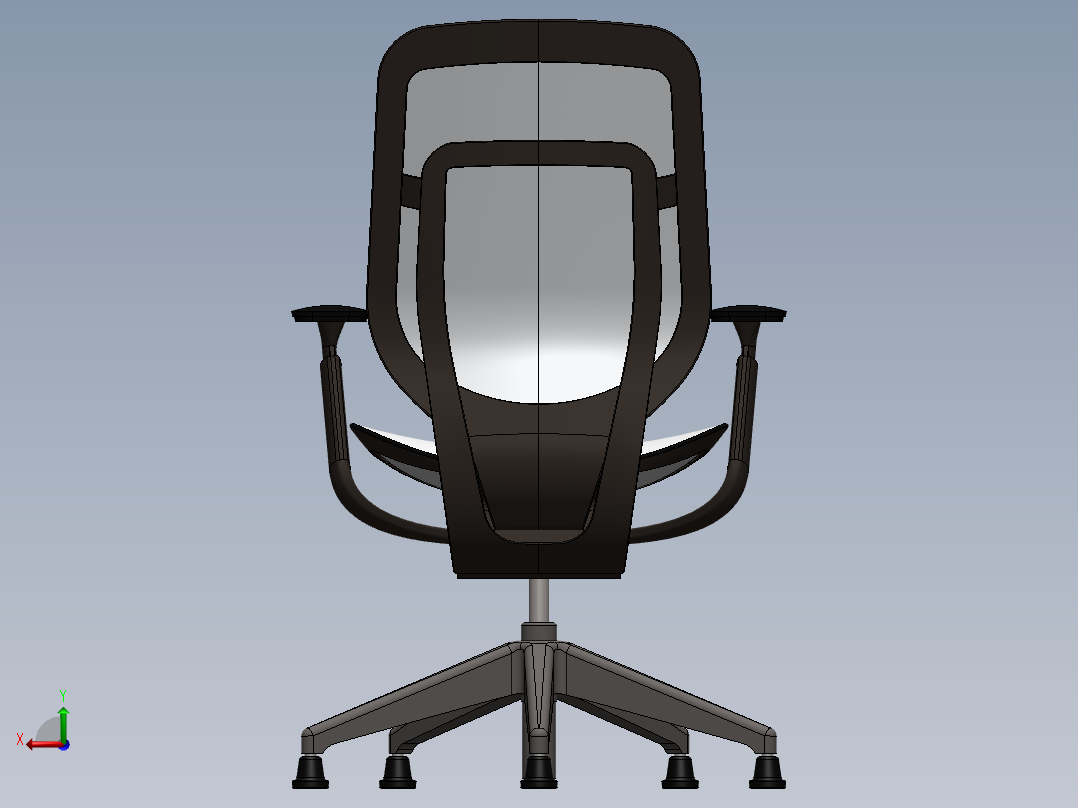 KARMAN“访客”扶手椅后视图