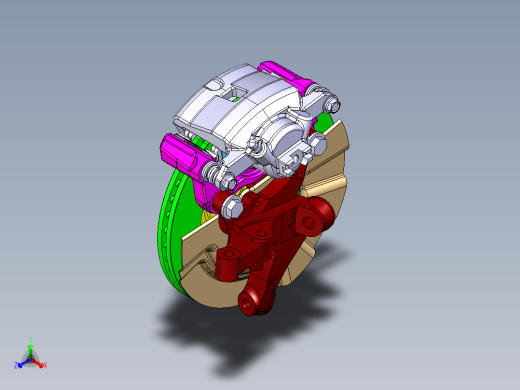 微信汽车盘式制动器设计【含三维catia+CAD图+文档】