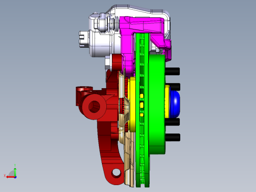 微信汽车盘式制动器设计【含三维catia+CAD图+文档】后视缩略图