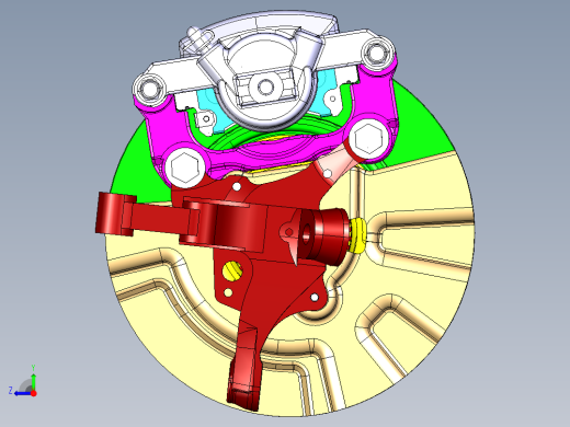 微信汽车盘式制动器设计【含三维catia+CAD图+文档】右视缩略图