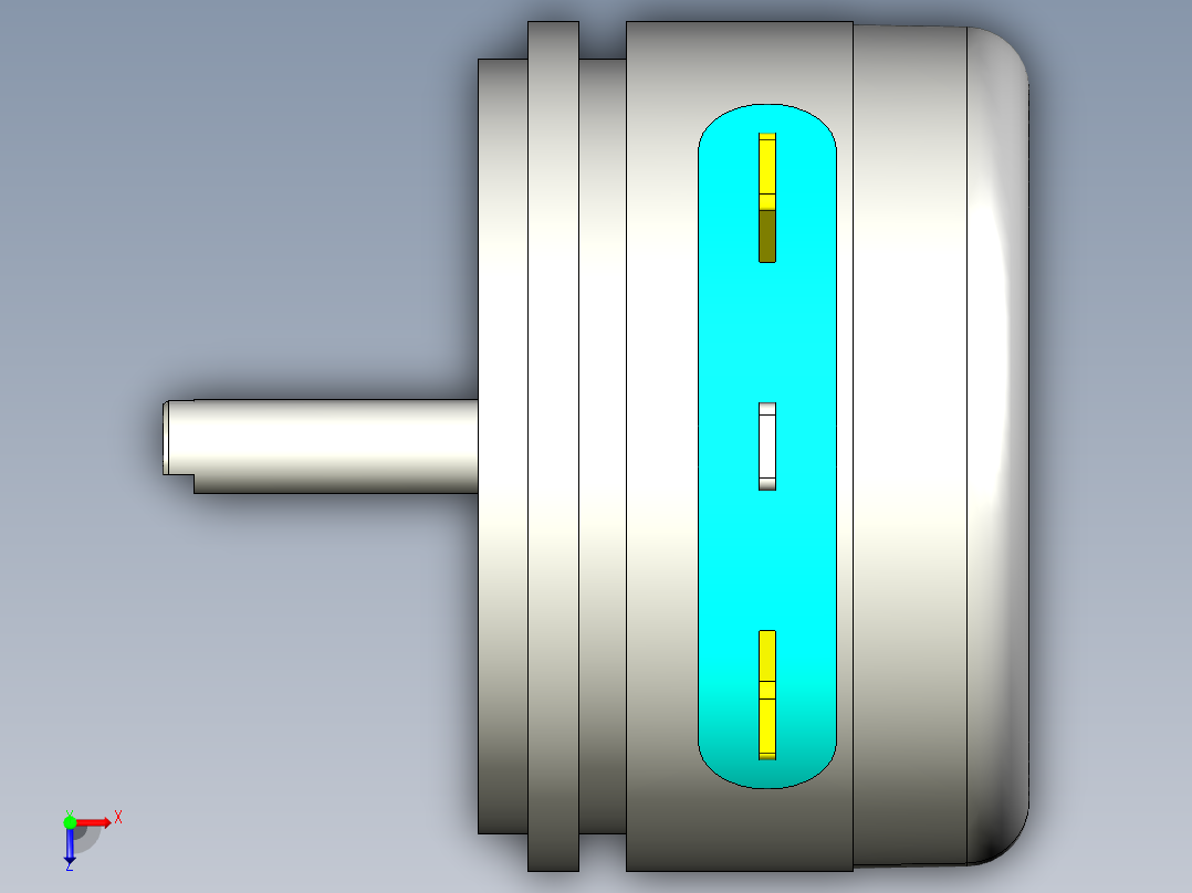 NOVOTECHNIK角度位移传感器P-2500 系列俯视图