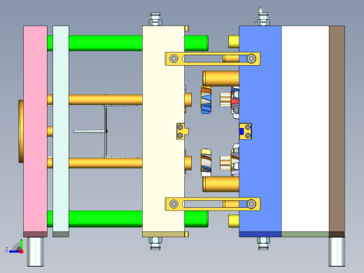 散热风扇模具右视缩略图
