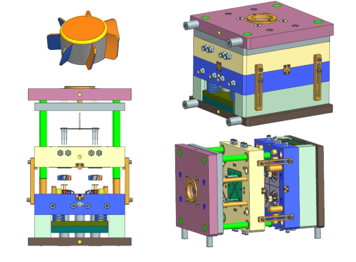 散热风扇模具缩略图