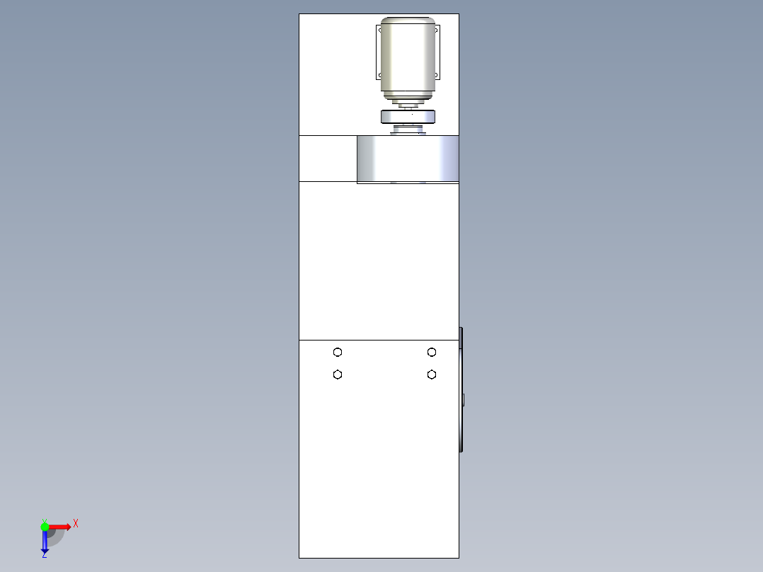 玉米秸秆粉碎机设计含三维二维说明书俯视图