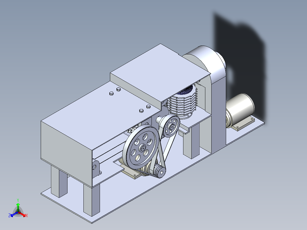 玉米秸秆粉碎机设计含三维二维说明书正等轴测图