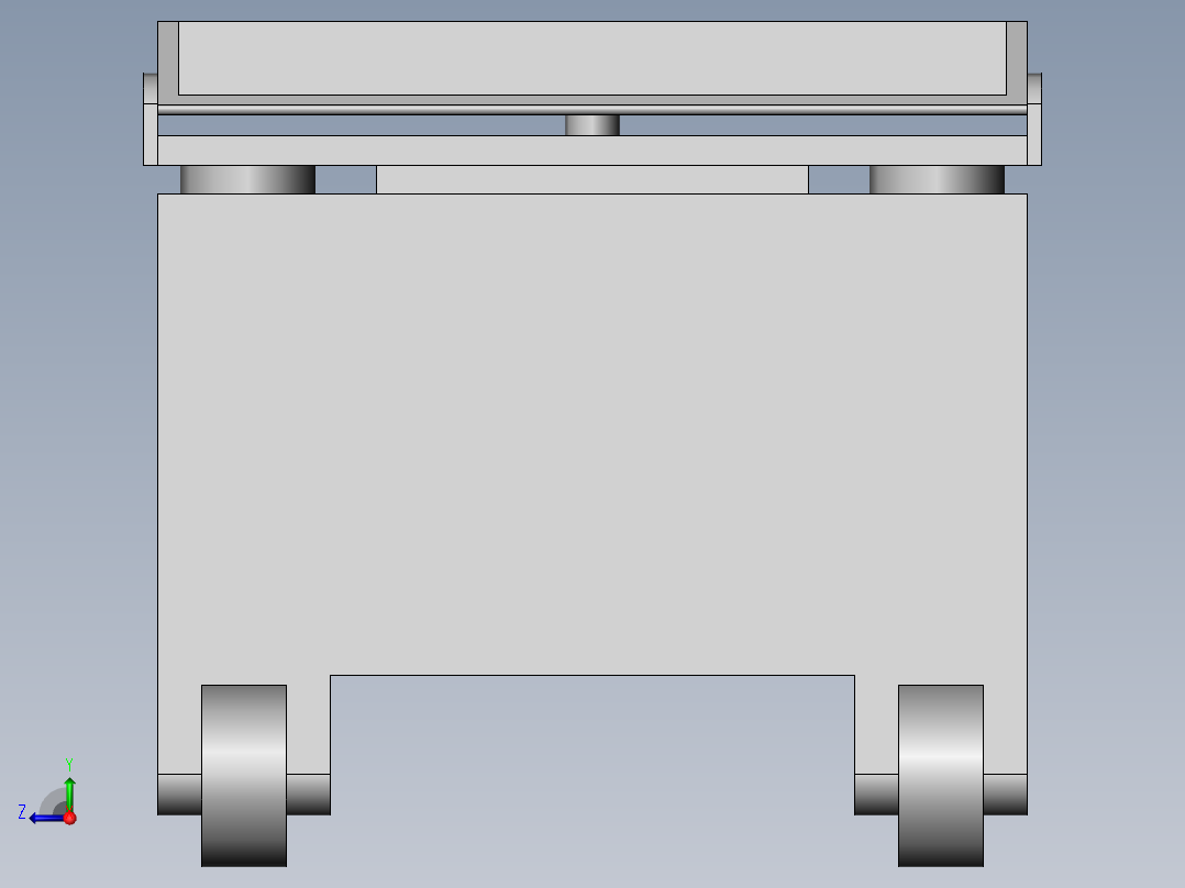 智慧建筑用物料运输装置右视图