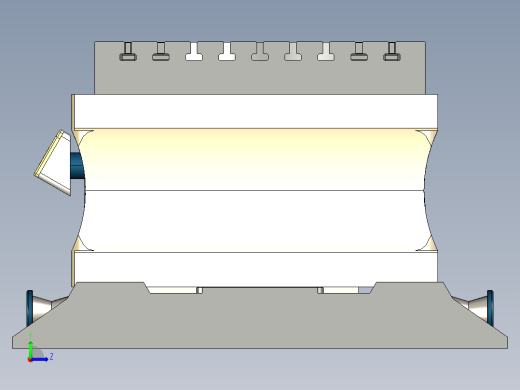 移动夹紧旋转台左视缩略图