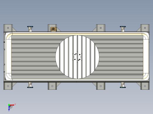 移动夹紧旋转台俯视缩略图