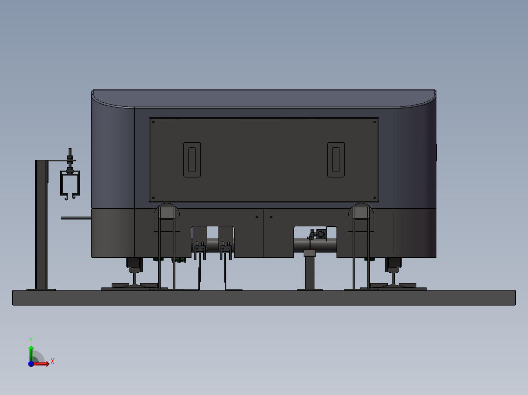 物流自动化必备RGV(穿梭车)前视图