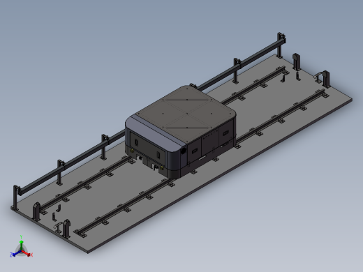 物流自动化必备RGV(穿梭车)正等轴测缩略图