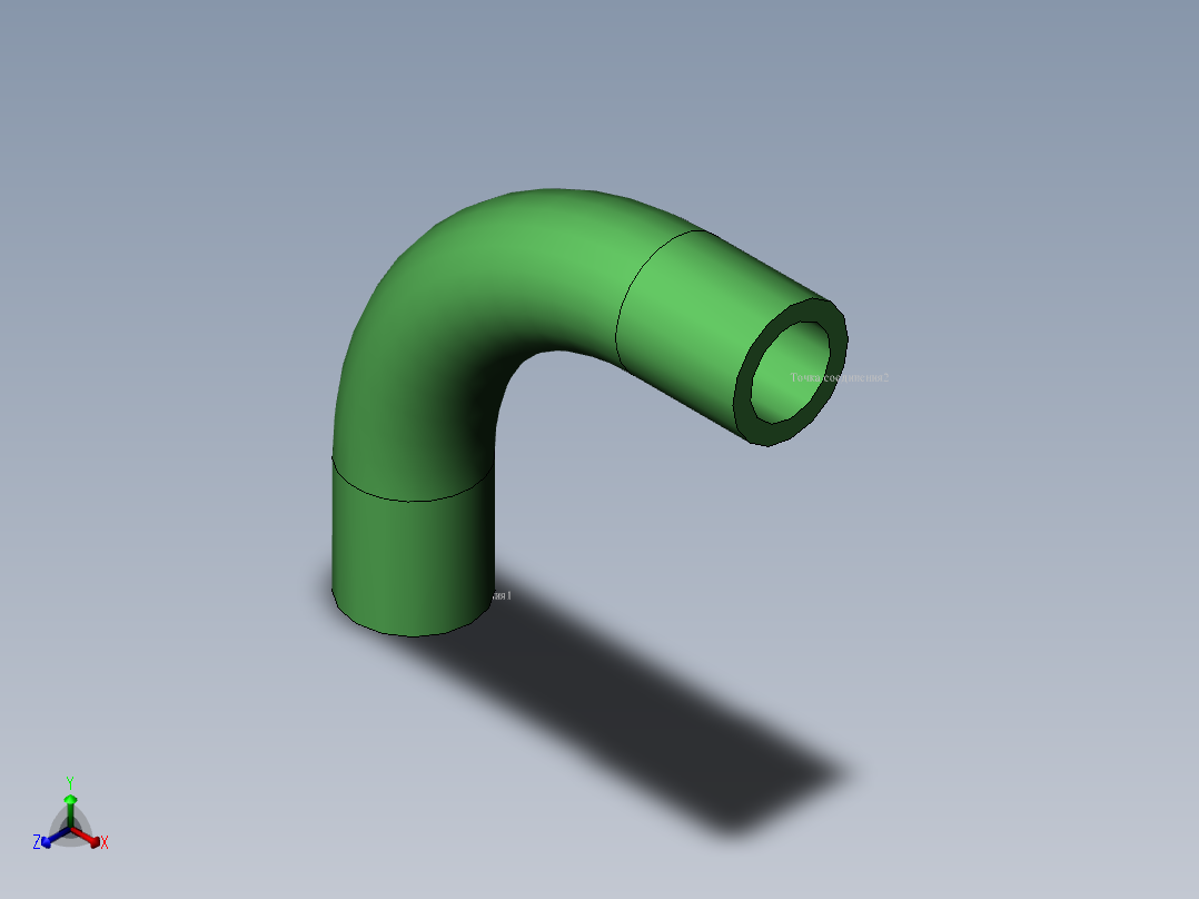 弯头 (27)正等轴测图