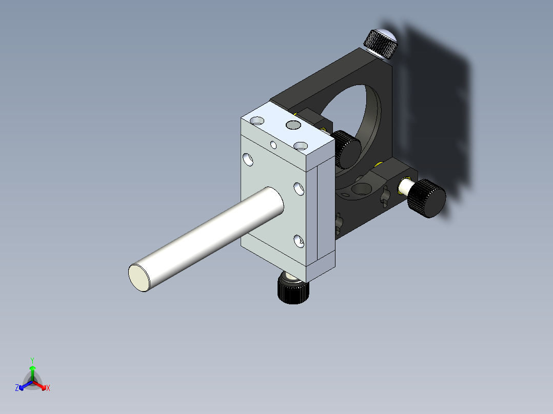 三维光学镜片调整架