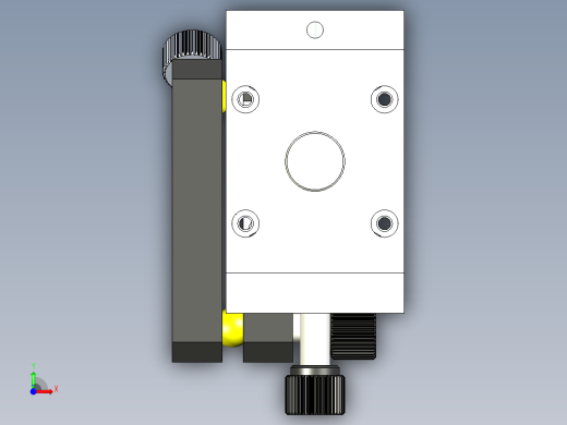 三维光学镜片调整架前视缩略图
