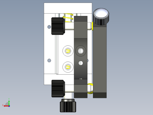 三维光学镜片调整架后视缩略图