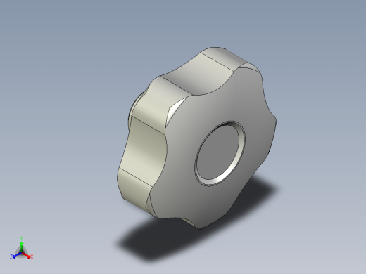 星型把手(角穴)VCRT-FM-3D多系列多零件图纸模型