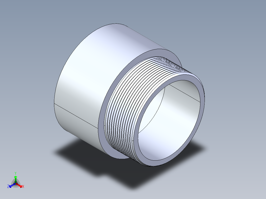 CPVC管件15-Sch80_MaleAdapter_SxMPT_9836-040 _4in正等轴测图