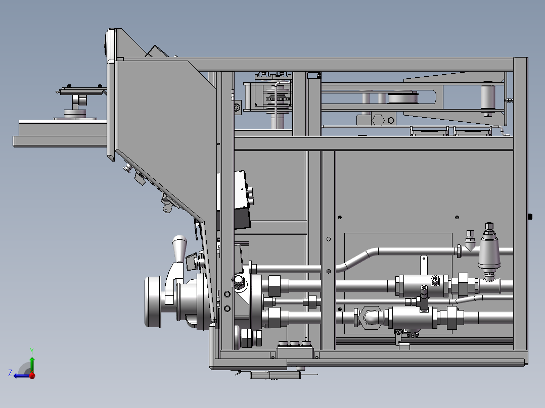 （复杂的）列车控制系统设计模型59718==30右视图