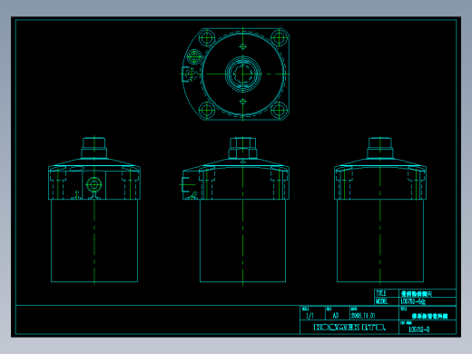 KOSMEKLC0752-Gx_rev1多系列多零件图纸模型多系列多零件图纸模型