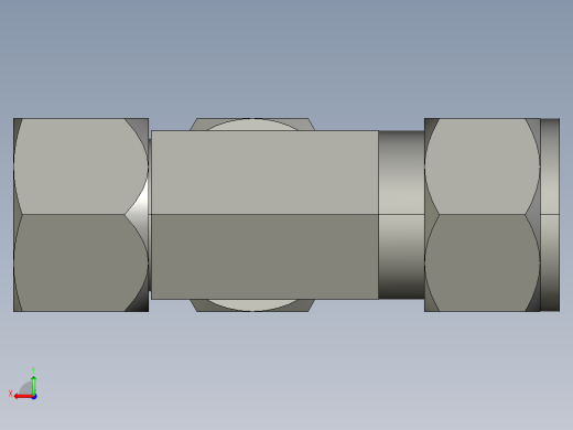 卡套式工业通用硬管接头16_r6bu-s后视缩略图