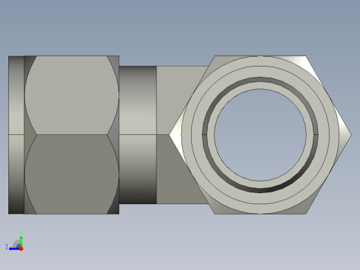 卡套式工业通用硬管接头16_r6bu-s右视缩略图