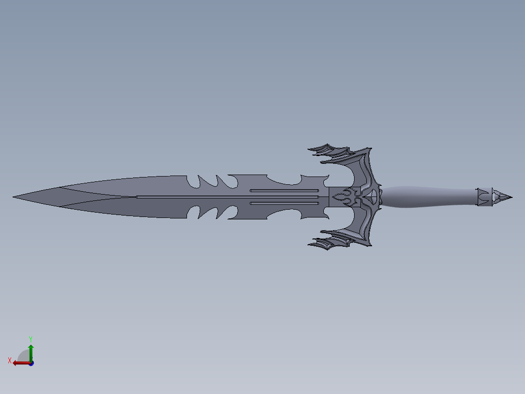 剑、宝剑(113)后视图